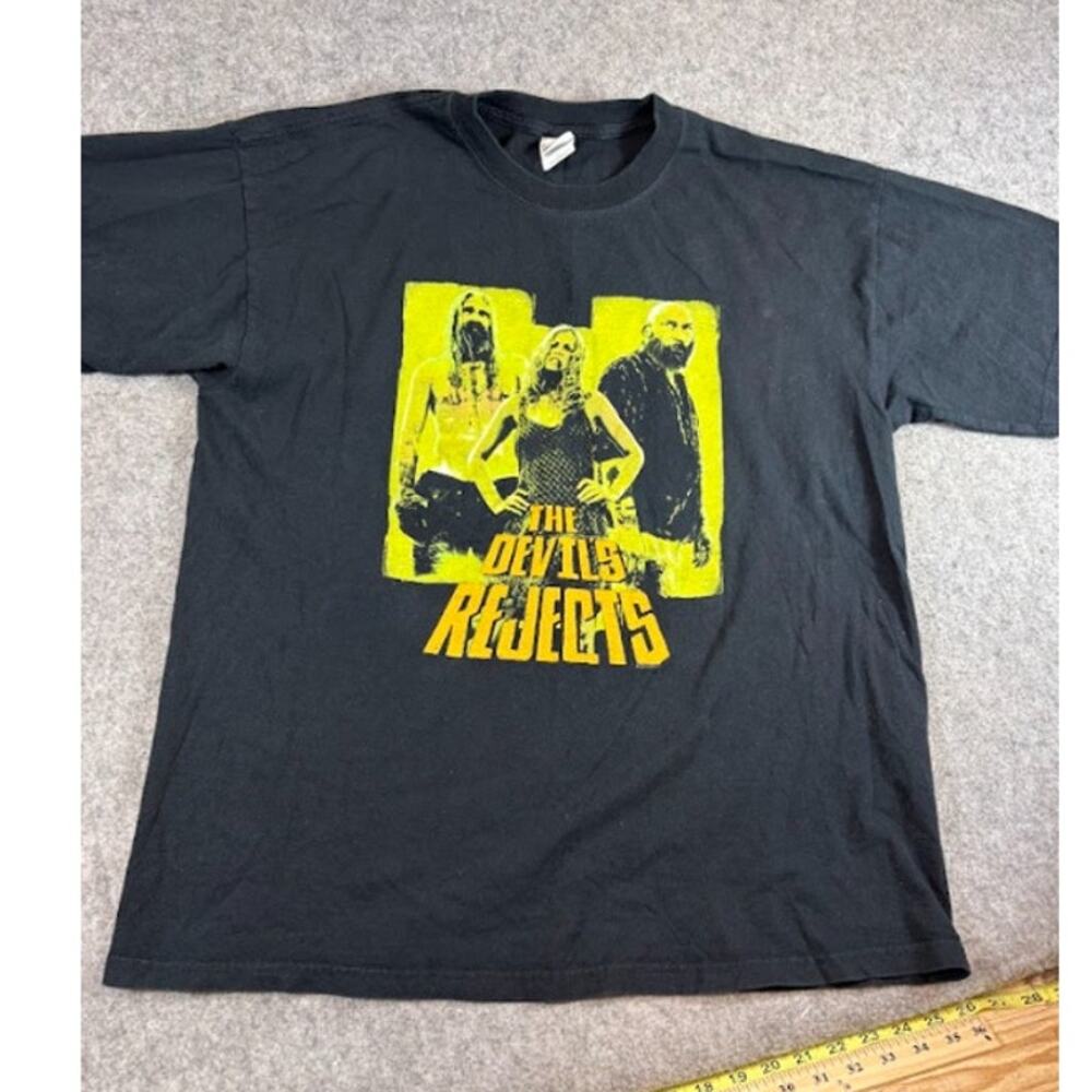 Vintage Y2K The Devils Rejects Movie Promo Shirt Mens XL Black Horror Film Merch